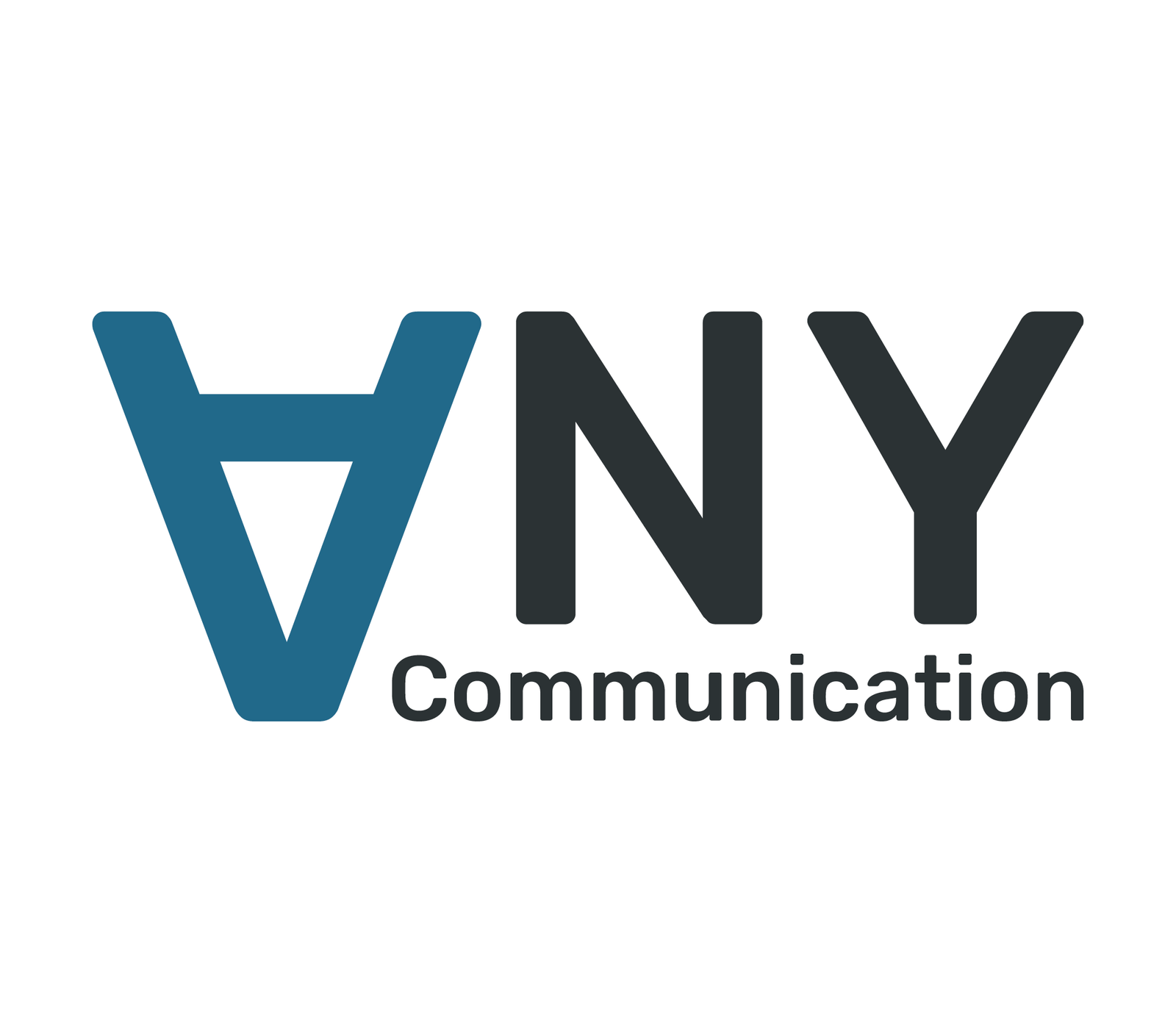 Notre Logo réalisé par nos soins. Any Communication, agence de communication globale française.